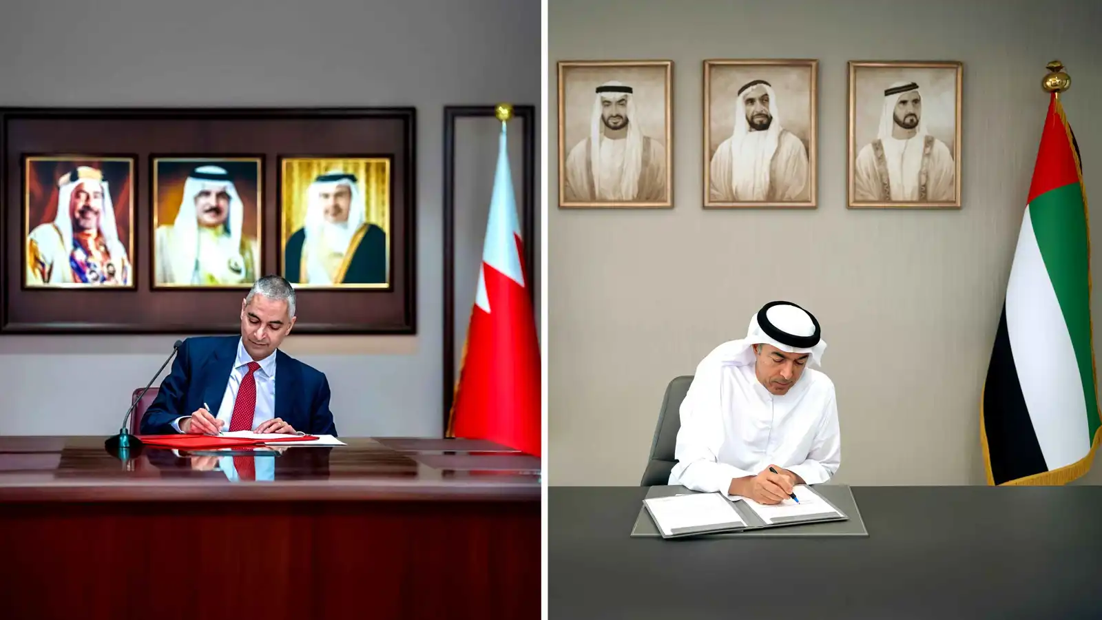 الإمارات والبحرين توقعان اتفاقية مقايضة بين الدرهم والدينار