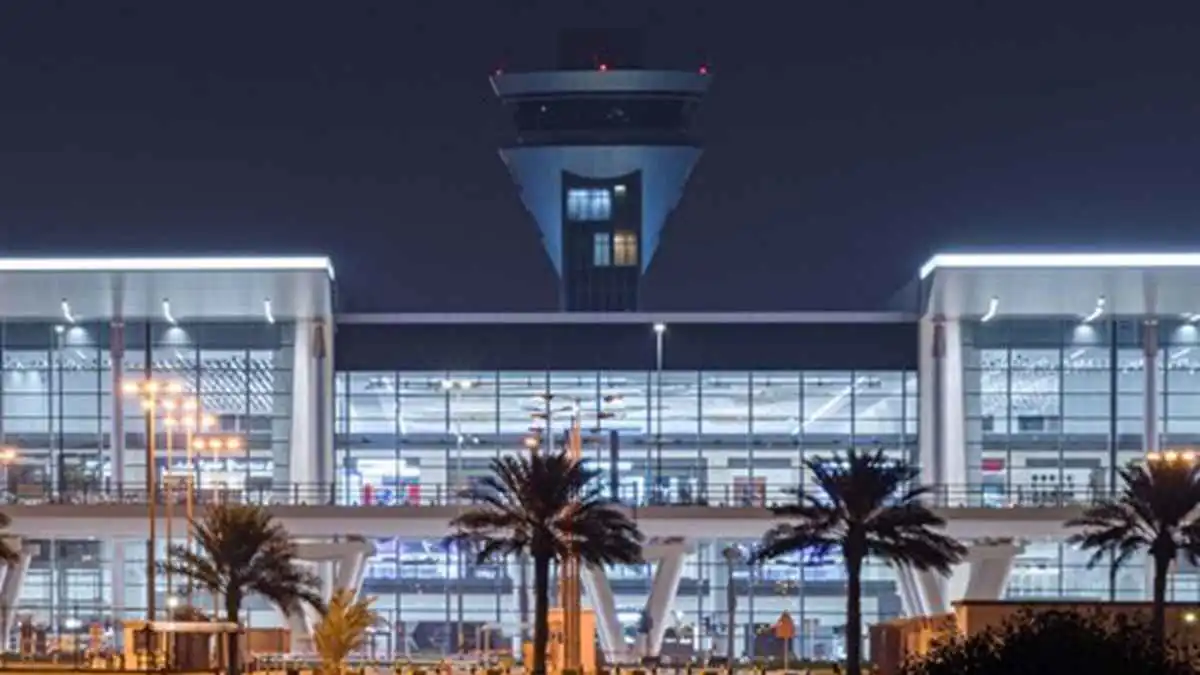 جانب من مبنى المسافرين الجديد لمطار البحرين