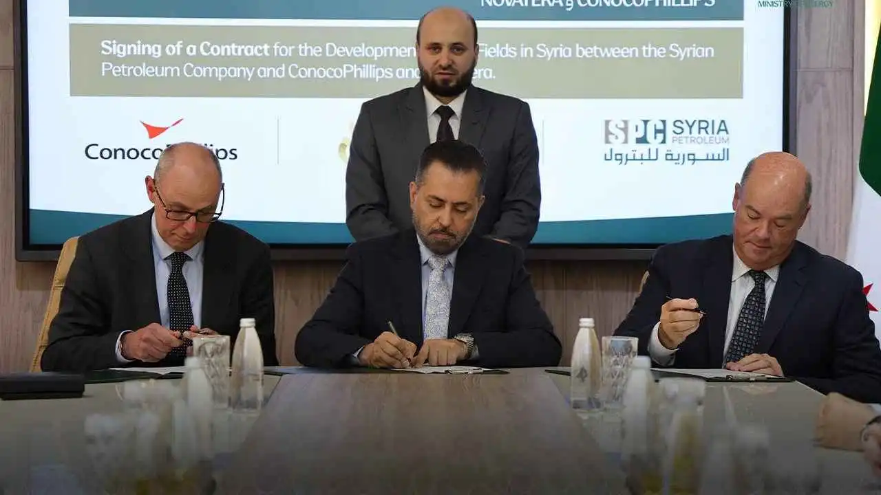 سوريا توقع عقداً مع شركتين أميركيتين لتطوير حقول الغاز وزيادة الإنتاج