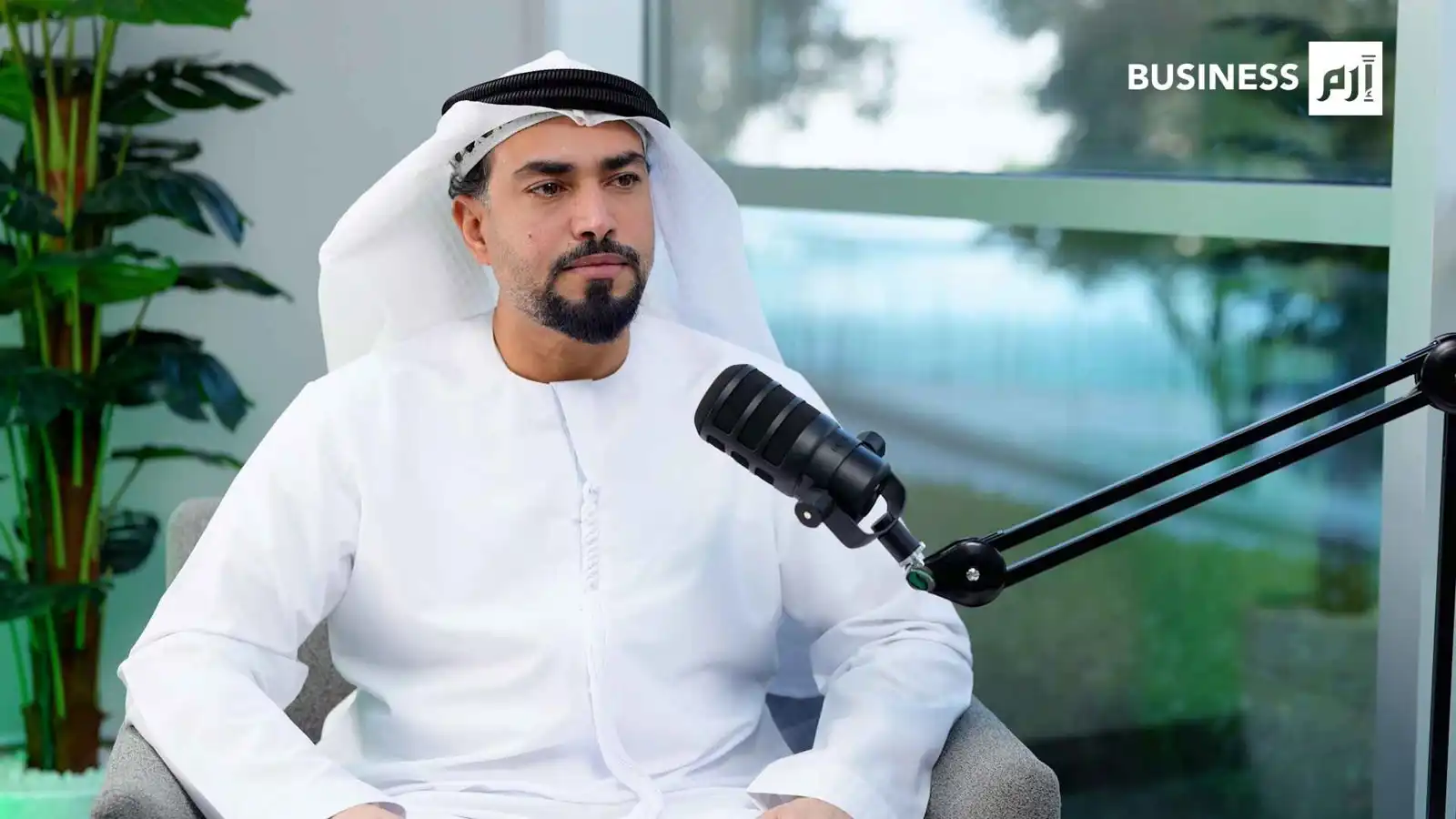 مهند الطنيجي، المؤسس والرئيس التنفيذي لشركة MATRIX AI لبرمجيات الذكاء الاصطناعي، خلال مقابلة مع إرم بزنس، بتاريخ 18 مايو 2026.