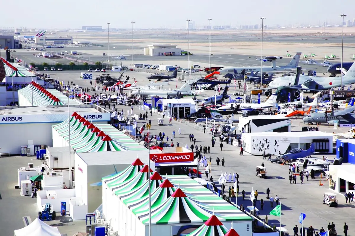 1400 شركة مشاركة في معرض دبي للطيران المدني