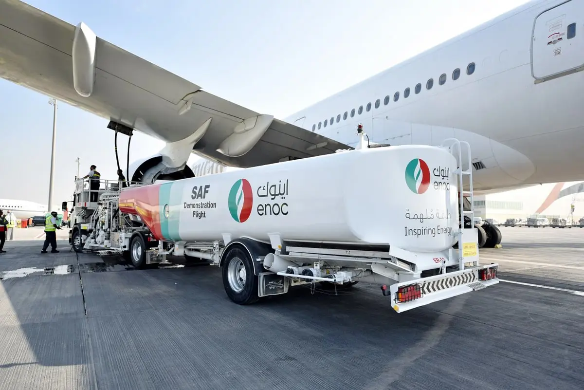 مليار جالون مبيعات إينوك من وقود الطائرات بنهاية العام