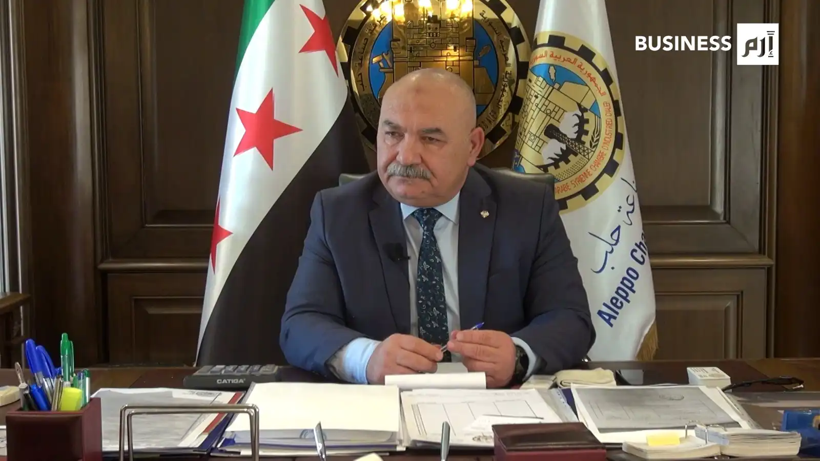 رئيس غرفة صناعة حلب عماد طه القاسم.