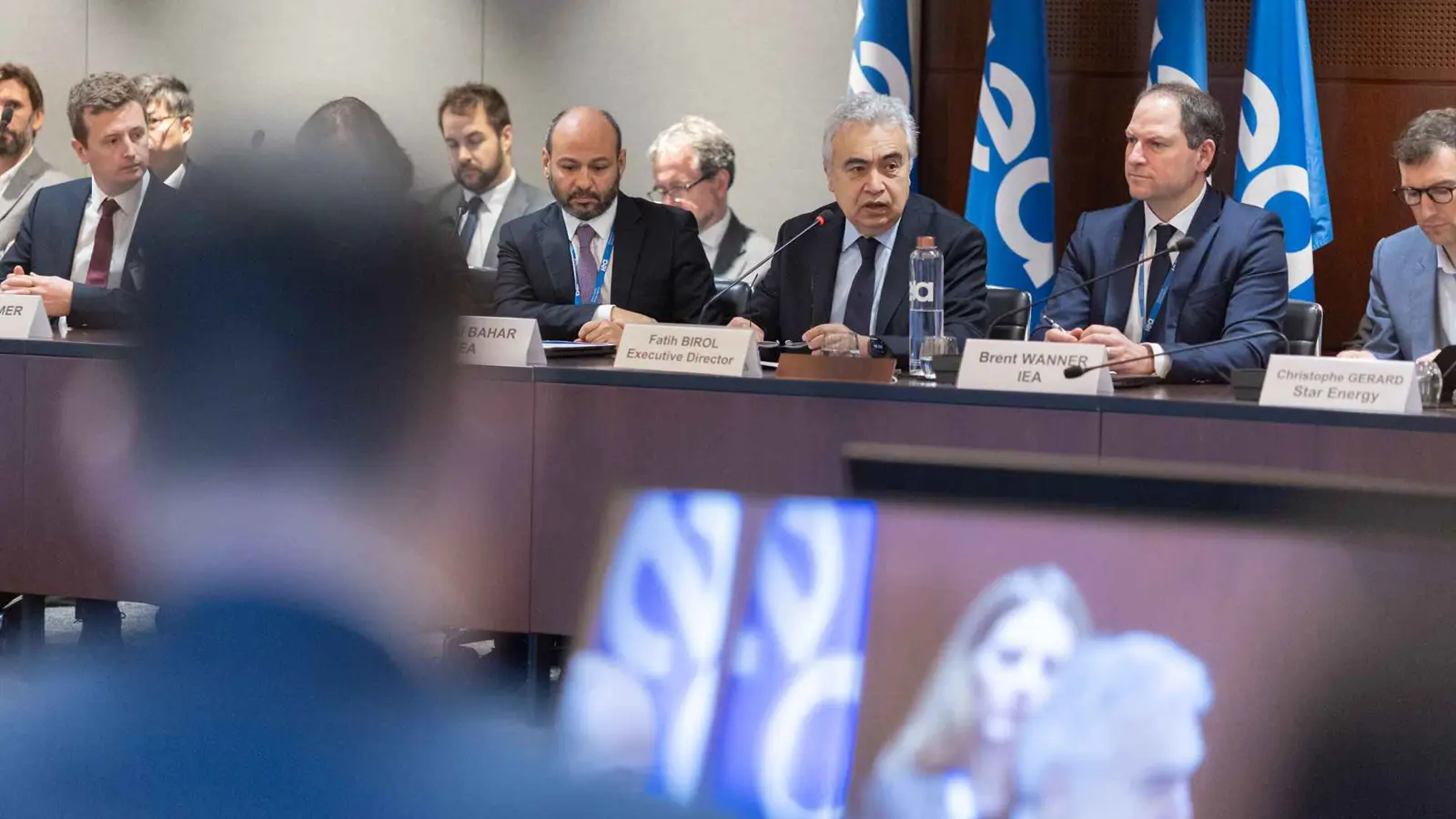 مدير وكالة الطاقة الدولية فاتح بيرول خلال ورشة عمل حول تسريع اعتماد الطاقة الحرارية الأرضية في 11 أكتوبر 2024.