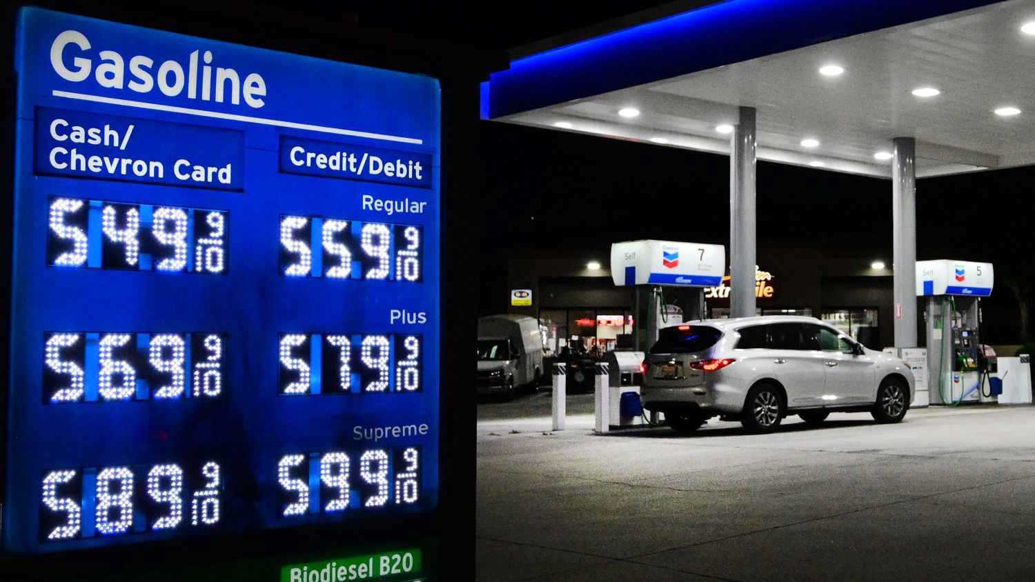 البنزين في أميركا يقترب من ذروته التاريخية ويتجاوز 4.5 دولار للغالون 