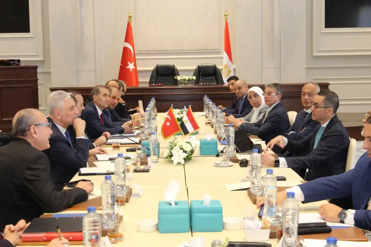 خلال اجتماع ختامي للمشاورات التجارية الثنائية على مستوى وزيري التجارة بمصر وتركيا يوم 3 ديسمبر 2025