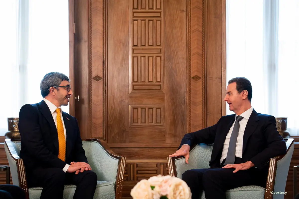 الأسد: الإمارات من أوائل الداعمين لسوريا بأزمة الزلزال