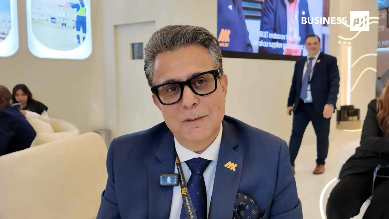 منير خليفة الرئيس التنفيذي لـ مكس جيت خلال مقابلة مع إرم بزنس