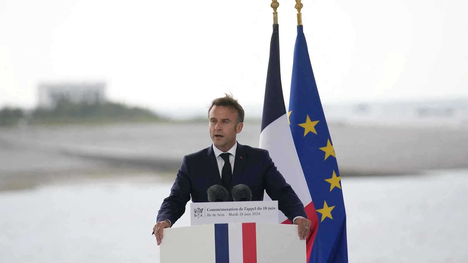 ماكرون يسعى لرد أوروبي على تهديد ترامب بالرسوم الجمركية 