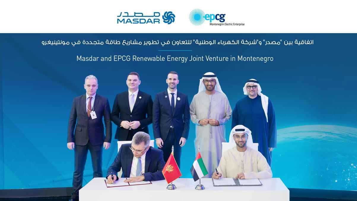 «مصدر» الإماراتية توقع اتفاقية لتطوير الطاقة المتجددة في مونتينيغرو 