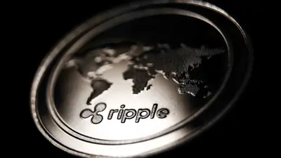 العملة المشفرة Ripple في صورة توضيحية ملتقطة في كراكوف، بولندا يوم 6 يناير 2022