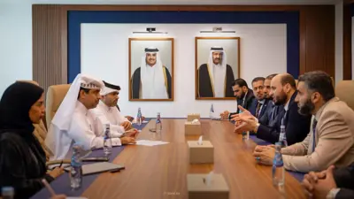 وفد من الحكومة السورية يناقش مع نظيره القطري آفاق التعاون الاقتصادي بين البلدين، 8 سبتمبر 2025