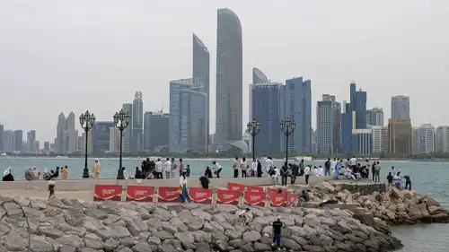 كورنيش أبوظبي في 20 مارس 2026