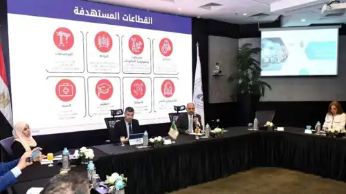 من اجتماع اللجنة الفنية المصرية الجزائرية للتعاون الاستثماري، الذي استضافته الهيئة العامة للاستثمار والمناطق الحرة المصرية، في القاهرة، يوم 25 نوفمبر 2025.