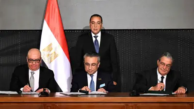 رئيس مجلس الوزراء المصري، مصطفى مدبولي، يشهد مراسم إطلاق مدينة «جريان» في مقر الحكومة بالعاصمة الإدارية الجديدة