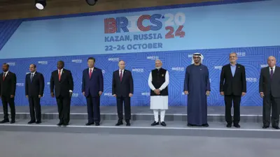رؤساء الدول المشاركون في قمة البريكس في كازان - روسيا في 23 أكتوبر 2024