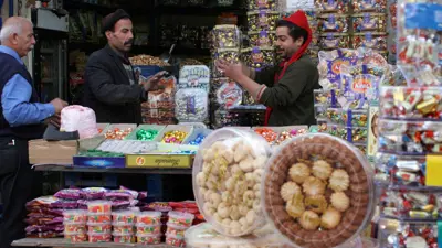 صورة أرشيفية لسوق الحسين في العاصمة الأردنية عمّان- 7 ديسمبر 2007