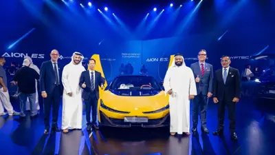 خلال حفل تقديم سيارة  هايبتك في دبي