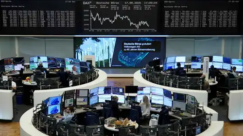 التعاملات في بورصة فرانكفورت، ألمانيا، 17 أغسطس 2026