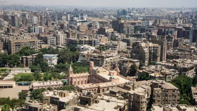 مبان سكنية في العاصمة المصرية القاهرة يوم 17 يوليو 2024.