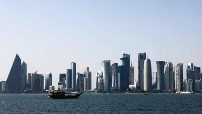 منظر للمدينة وخليج الدوحة في قطر يوم 3 ديسمبر 2024.