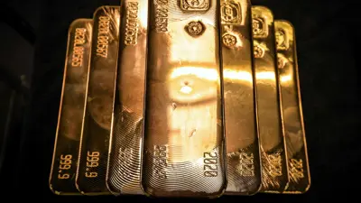 سبائك ذهب في منشأة (ABC) للتكرير في سيدني، أستراليا، يوم 5 أغسطس 2020.