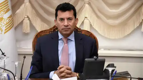 صورة لـ أشرف صبحي، وزير الشباب والرياضة المصري، بتاريخ 15 يناير 2026.