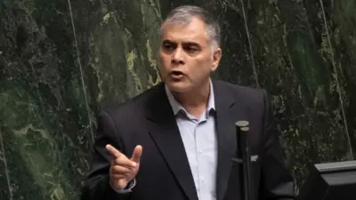 وزير النفط الإيراني، محسن باك نجاد، متحدثاً أمام البرلمان الإيراني- 20 أغسطس 2024
