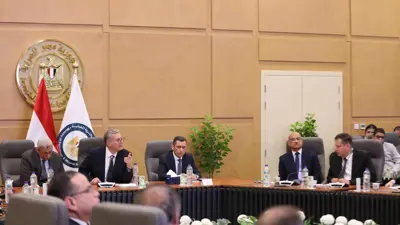 خلال لقاء وزير البترول المصري كريم بدوي مع مستثمري صناعة التعدين محلياً ودولياً.