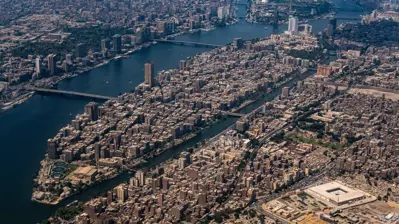 جانب من العاصمة المصرية القاهرة يوم 28 إبريل 2023