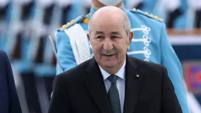 الرئيس الجزائري خلال زيارة لتركيا في مايو 2022