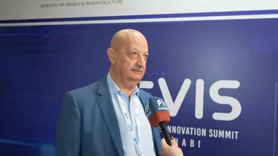   ناصر علي البحري، الرئيس التنفيذي لشركة نيرفانا للمعارض والمؤتمرات، في حوار خاص، على هامش معرض ومؤتمر EVIS أبوظبي للنقل المستدام، بتاريخ 22-4-2025 