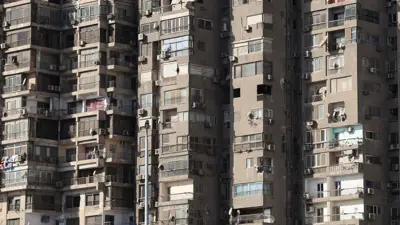 مبان سكنية في منطقة المنيب، الجيزة، مصر، 4 أكتوبر 2022.