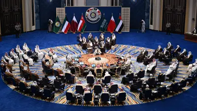 جانب من قمة مجلس التعاون الخليجي الـ45 في مدينة الكويت يوم 1 ديسمبر 2024.