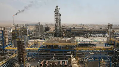 جانب من شركة مصافي الجنوب في العراق