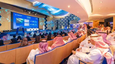 من منتدى مؤشرات الاتصالات والتقنية 2025، في العاصمة السعودية الرياض، يوم 12 مايو 2025.