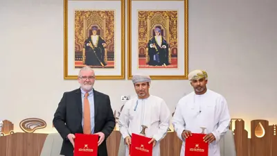 من توقيع وزارة الطاقة والمعادن العُمانية اتفاقية استكشاف وإنتاج مع شركة «أوكيو للاستكشاف والإنتاج»، وشركة «جينل إنيرجي».