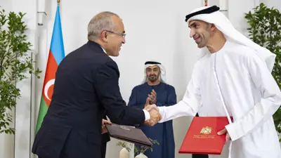 رئيسا الإمارات وأذربيجان يشهدان توقيع اتفاقية شراكة اقتصادية شاملة بين البلدين في 9 يوليو 2025