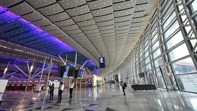 إحدى صالات مطار الملك عبد العزيز الدولي في مدينة جدة السعودية، 12 ديسمبر 2019.