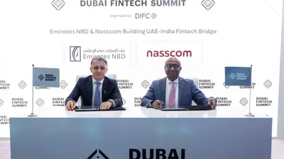 بنك الإمارات دبي الوطني و"ناسكوم" يتعاونان لتعزيز الابتكار في مجال التكنولوجيا المالية 