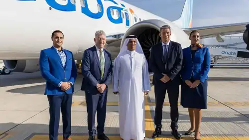 خلال إطلاق أول منصة للتشغيل المستدام للطائرات خلال معرض دبي للطيران 2025 بتاريخ 17-11-2025