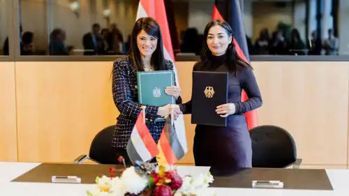 جانب من توقيع الاتفاقيات بين مصر وألمانيا، في برلين، يوم 18 نوفمبر 2025