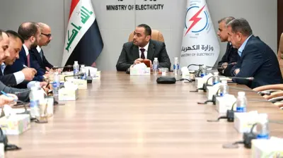 وزير الكهرباء العراقي زياد علي فاضل يبحث مع شركة جنرال فرنوفا الأميركية إنتاح 24 ألف ميغاوات، 29 مايو 2025.