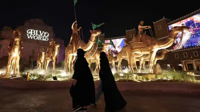 منطقة البوليفارد السياحية في الرياض، 21 أكتوبر 2024. 