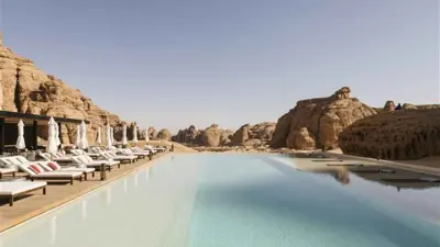 موقع سياحي في منطقة العلا السعودية