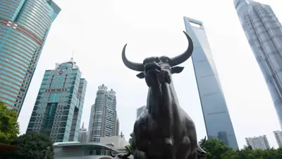 مقار مصارف صينية في منطقة الحي المالي بشنغهاي -12 أغسطس 2024
