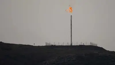 حقل إنتاج النفط في دهوك، العراق، يوم 2 مارس 2025