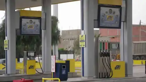 صورة لمحطة وقود تابعة لشركة نفطال في الجزائر