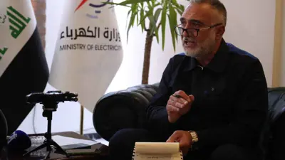 مدير عام الشركة العامة لتوزيع كهرباء بغداد، جسام كاظم، في حوار مع «واع»، 8 أغسطس 2025.