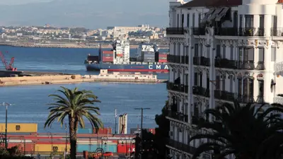 صورة تم التقاطها في الجزائر العاصمة، الجزائر، في 16 سبتمبر 2024، تُظهر منظراً لوسط المدينة